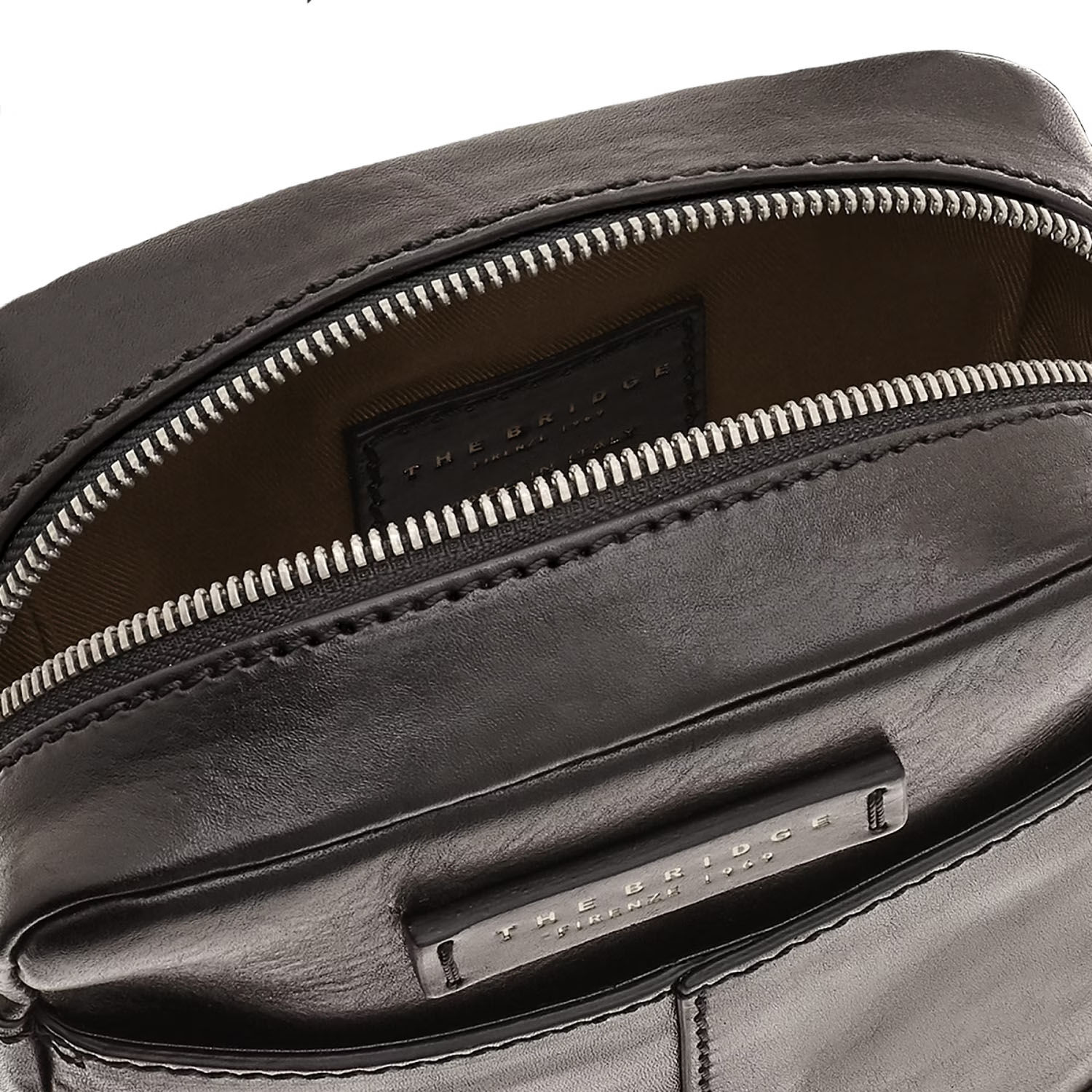 The Bridge Vespucci Herrentasche -05360001 Schwarz/Ruthenium