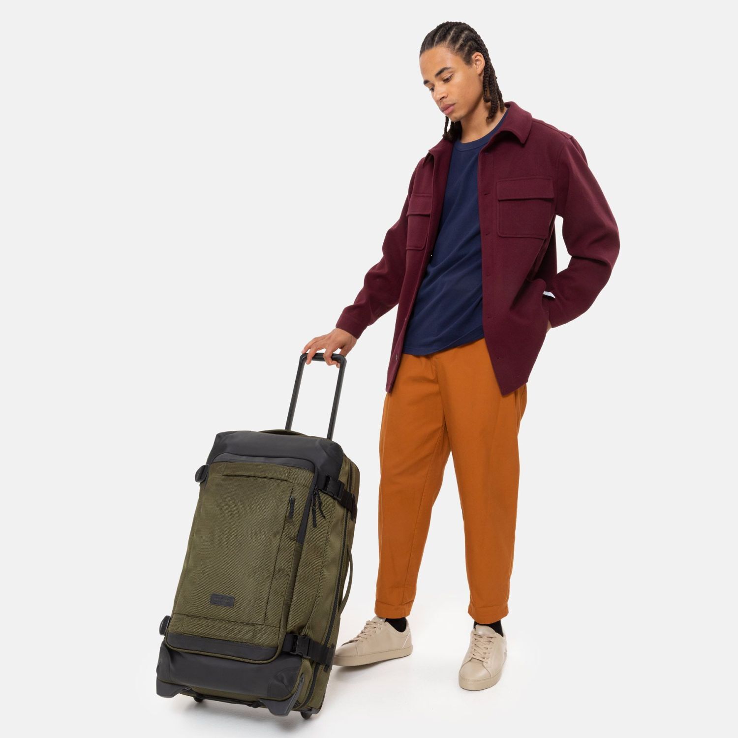 Eastpak Tranverz Reisetrolley M 2-Rollen CNNCT Army
