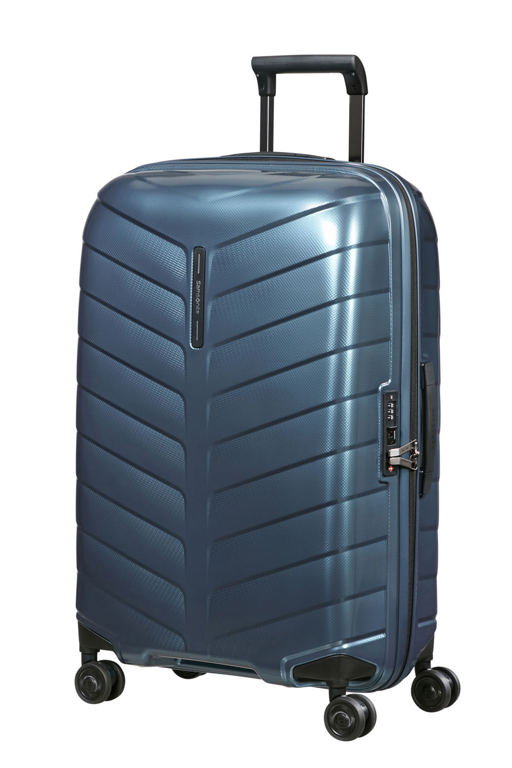 Samsonite Attrix Trolley mit 4 Rollen 69cm Steel Blue