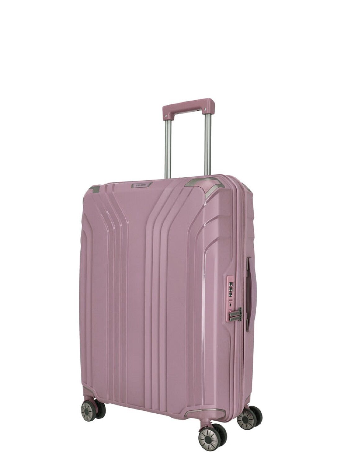 Travelite Elvaa Trolley M, 4-Rollen erweitebar Rosé