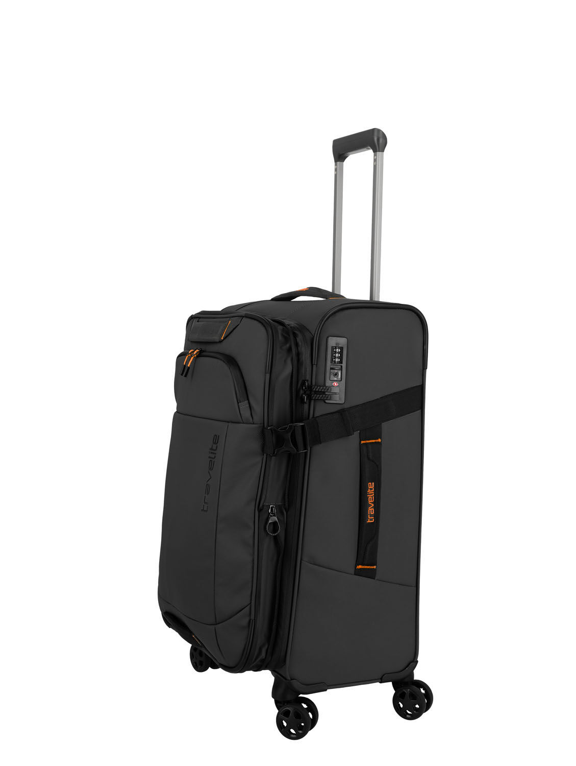 Travelite BRIIZE Trolley M 4-Rollen Schwarz