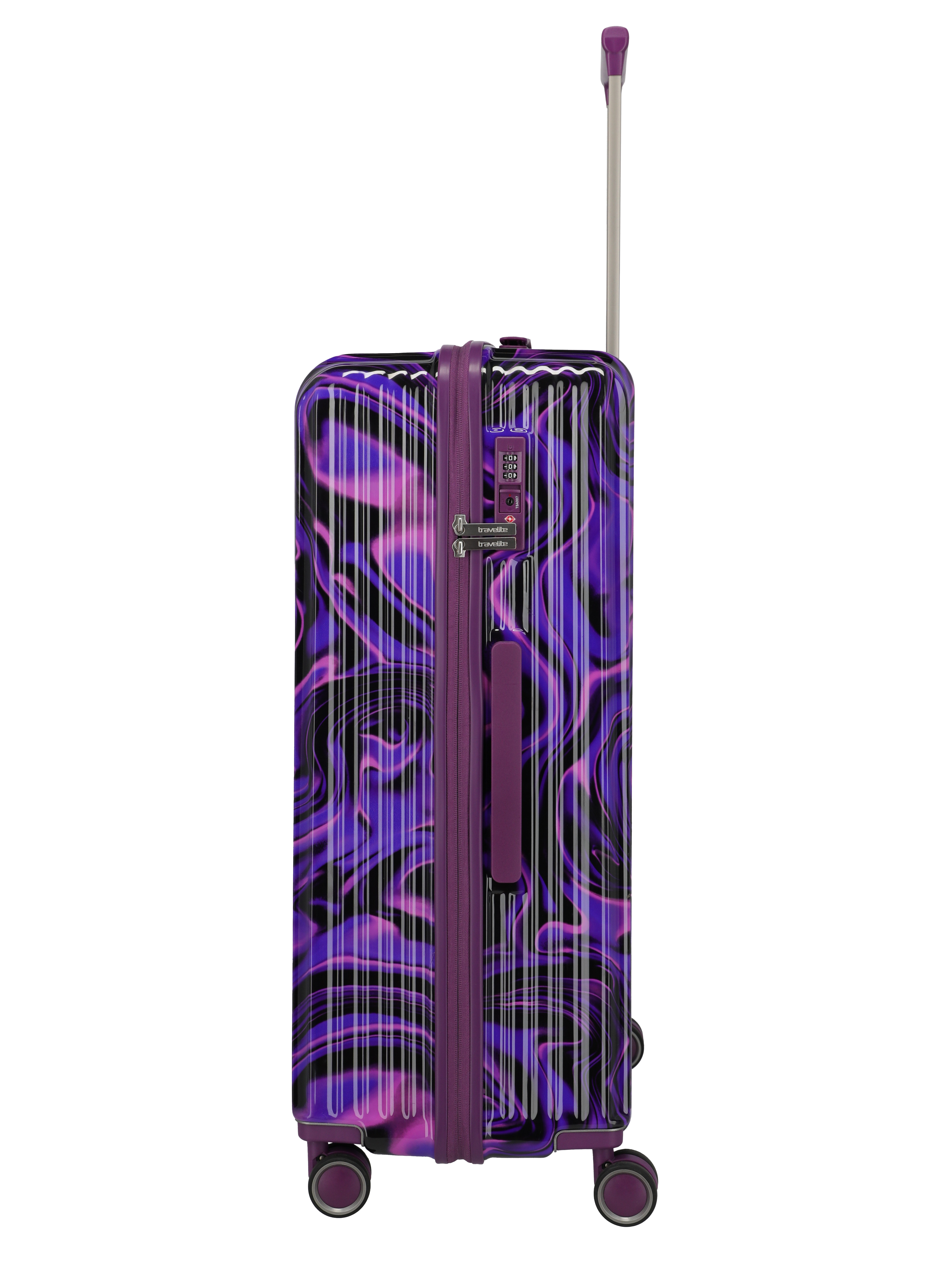 Travelite Lascana Edition 4w Trolley L Purple Swirl