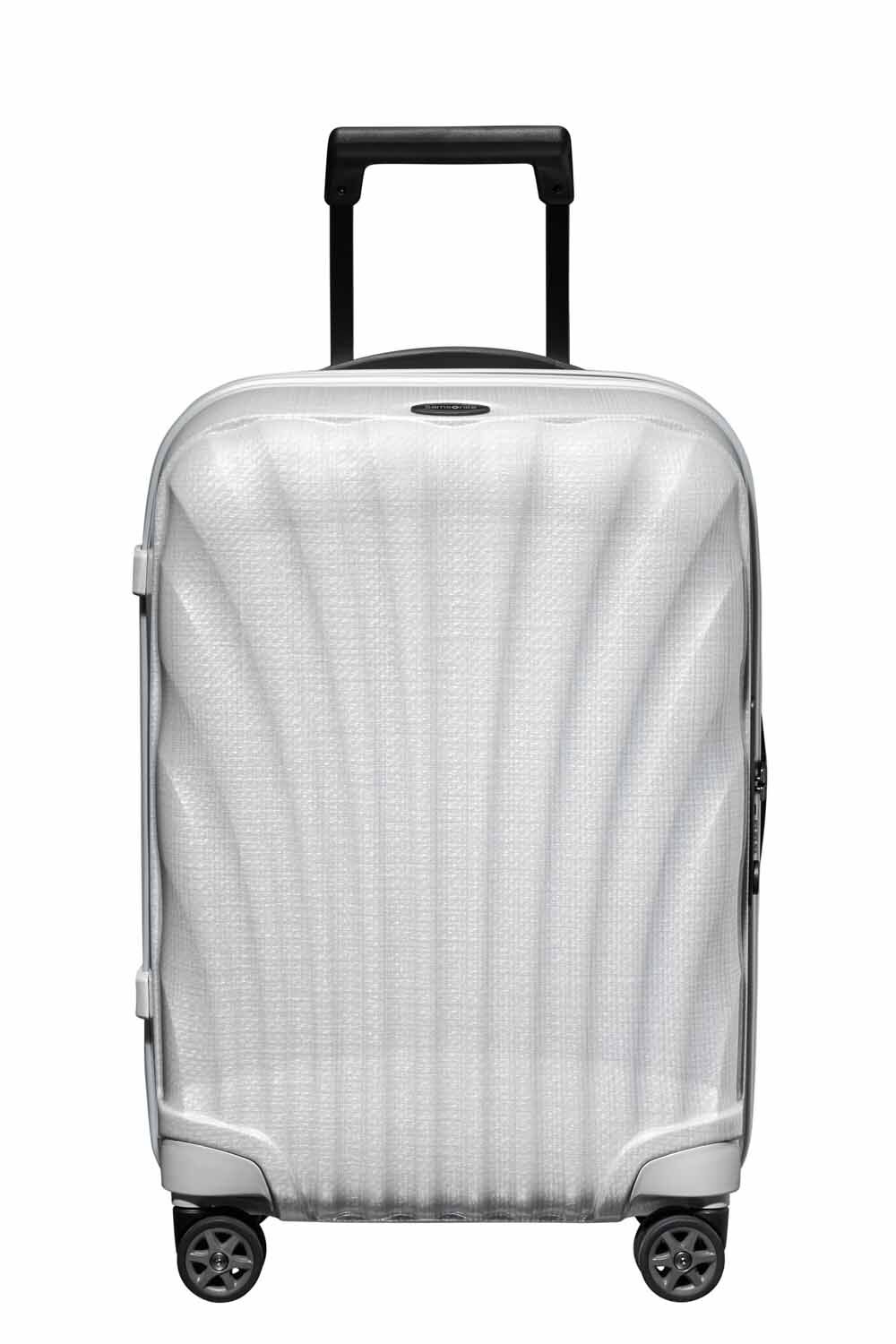 Samsonite C-Lite Trolley mit 4 Rollen 55cm + GRATIS HOTELGUTSCHEIN Off White