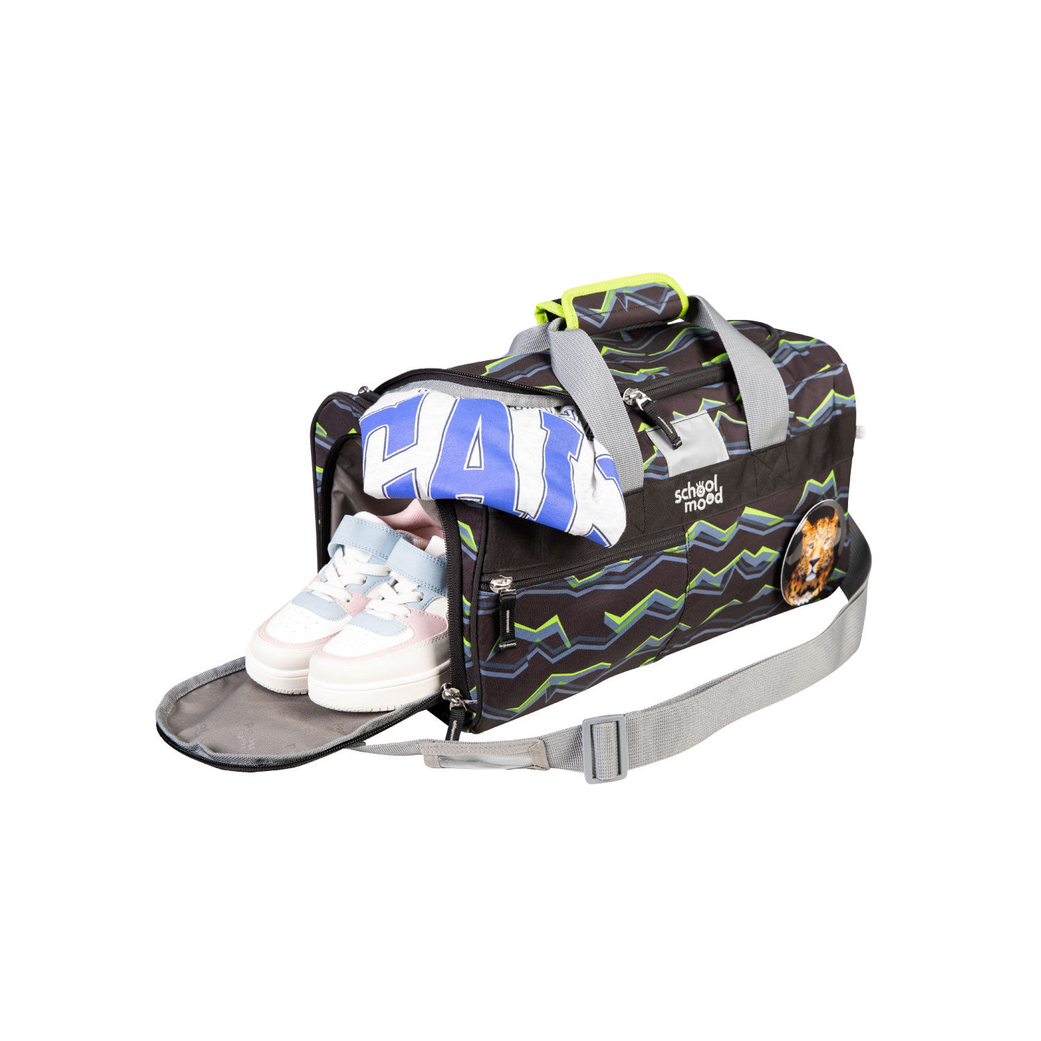 School-Mood Zubehör Sporttasche Finn (Raubkatze)