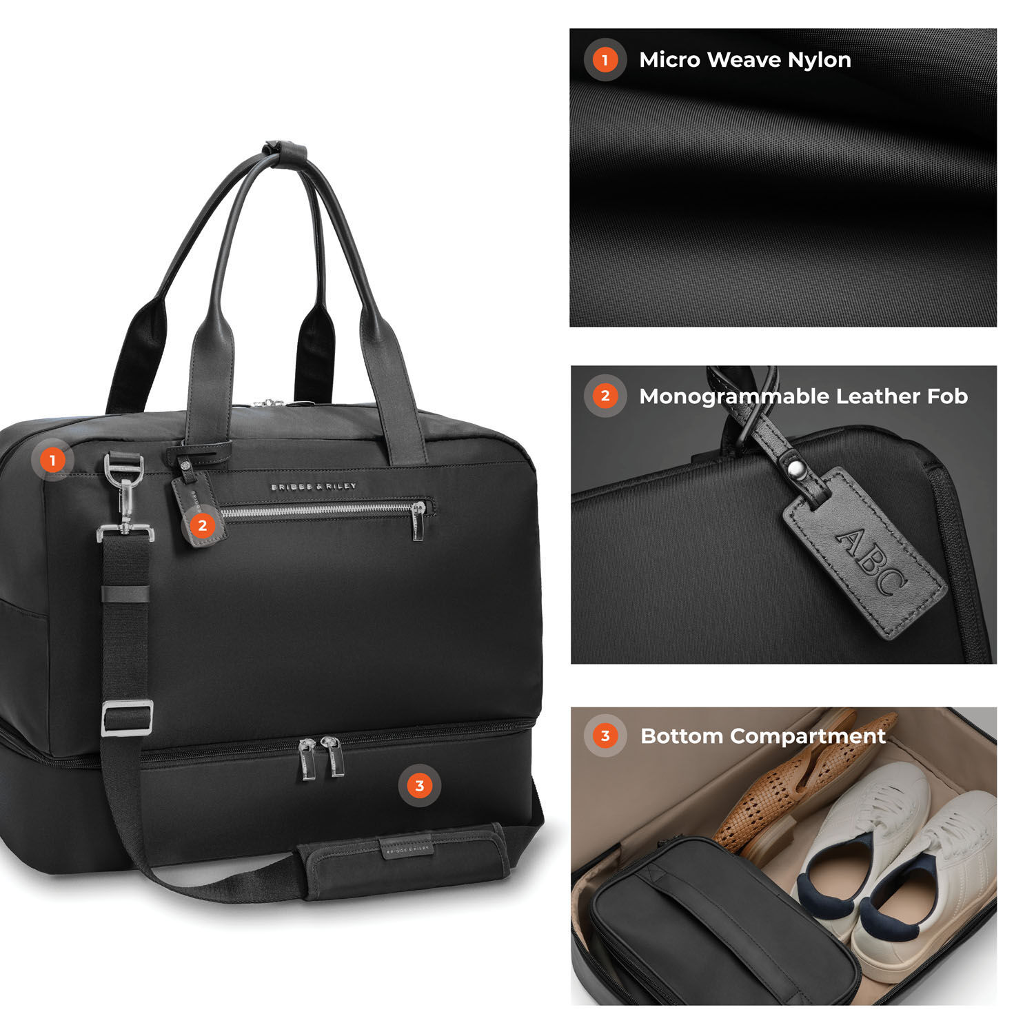 Briggs & Riley Rhapsody Weekender Tote Black