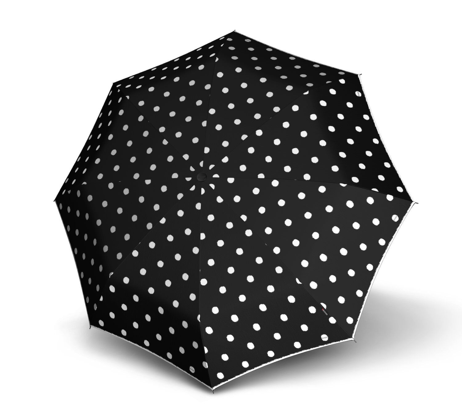 Knirps C.205 medium duomatic dot art black Knirps C.205 medium duomatic dot art black