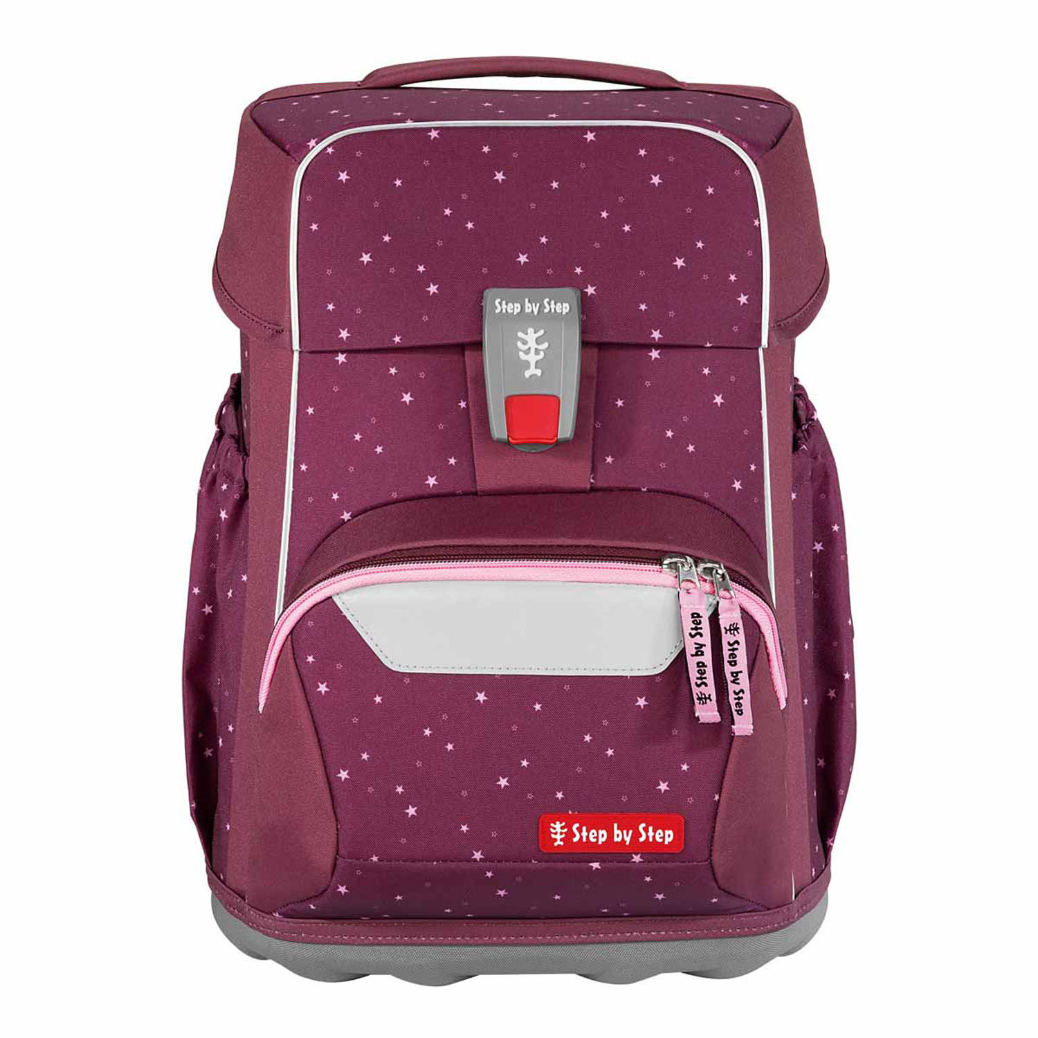 Step by Step BASIS Schulranzen 4-teiliges Set Berry Stars