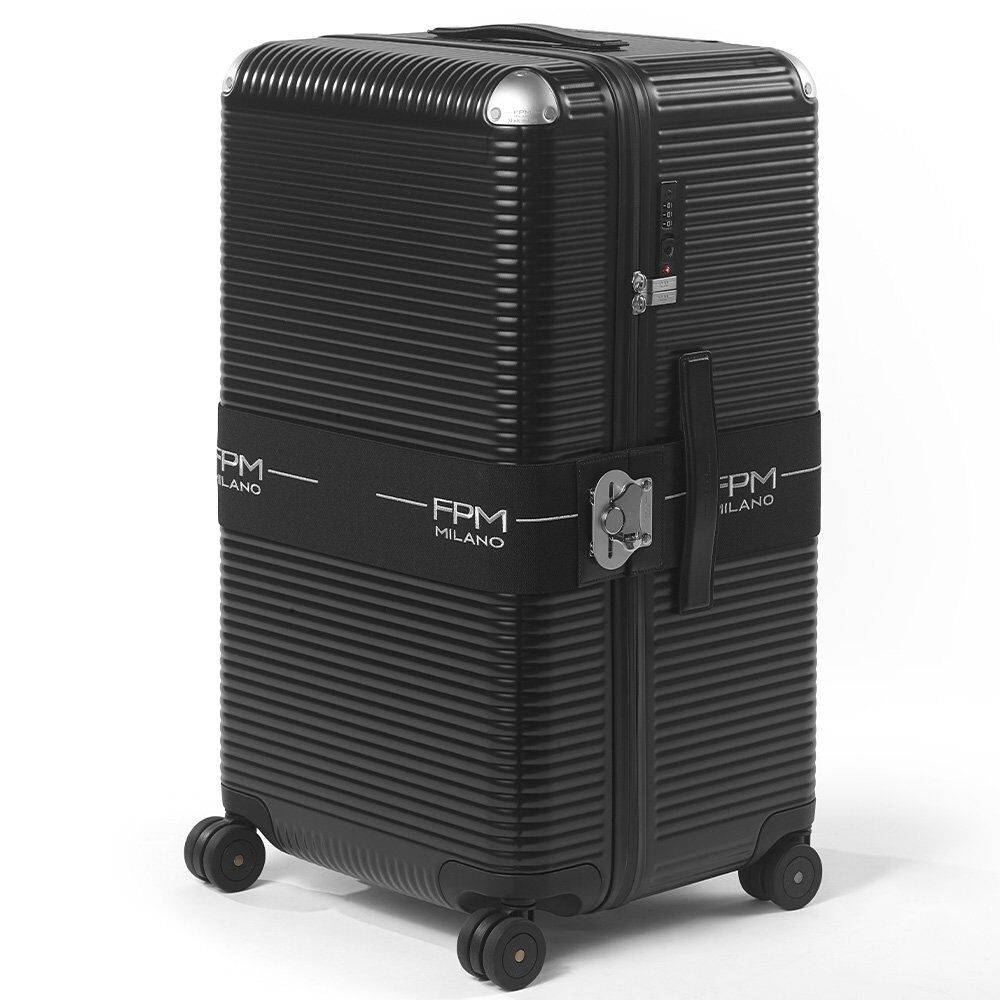 FPM Bank Zip Deluxe Spinner Check-in-Größe Trunk M (93 L) Eclipse Black