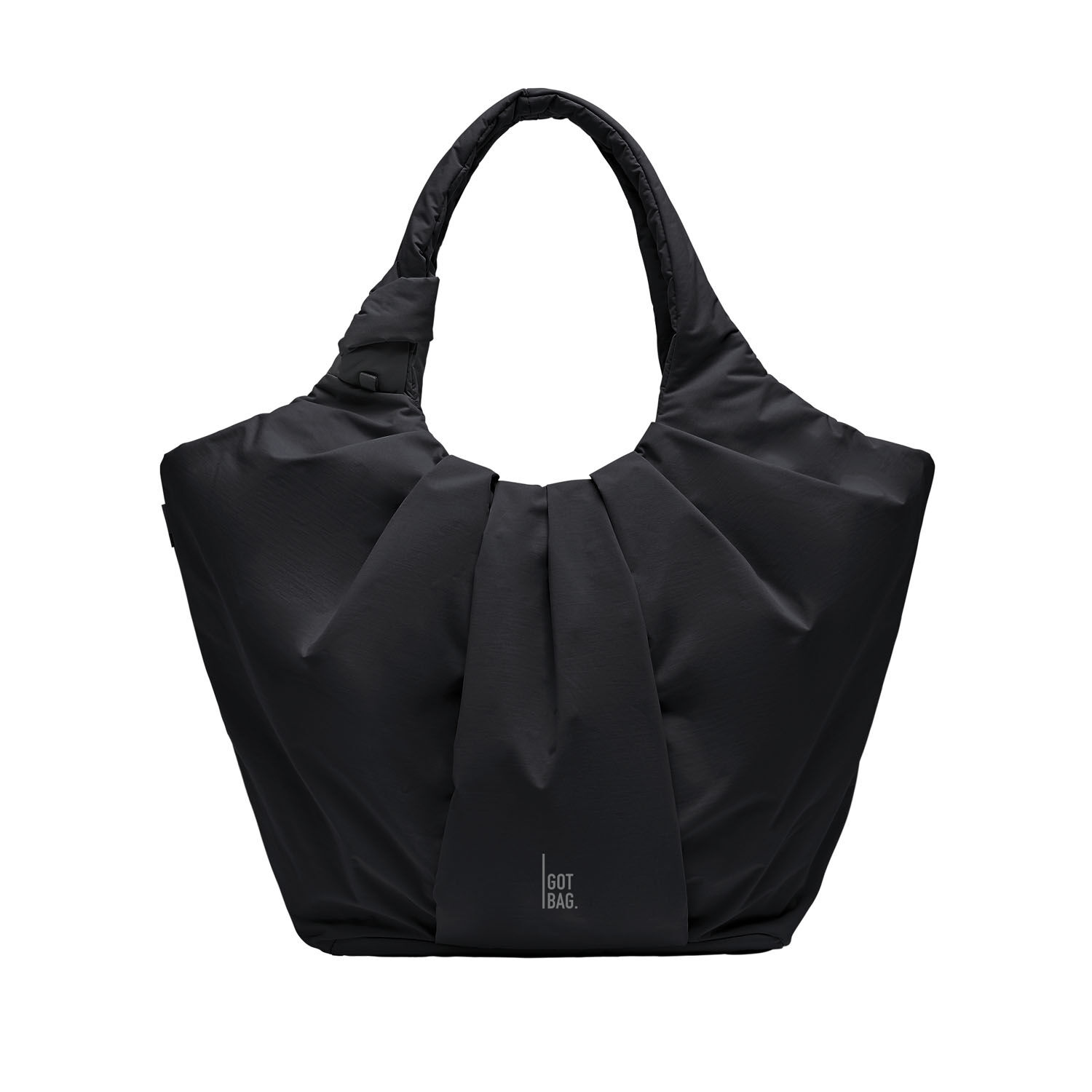GOT BAG Pleat Tote Bag, monochrome black