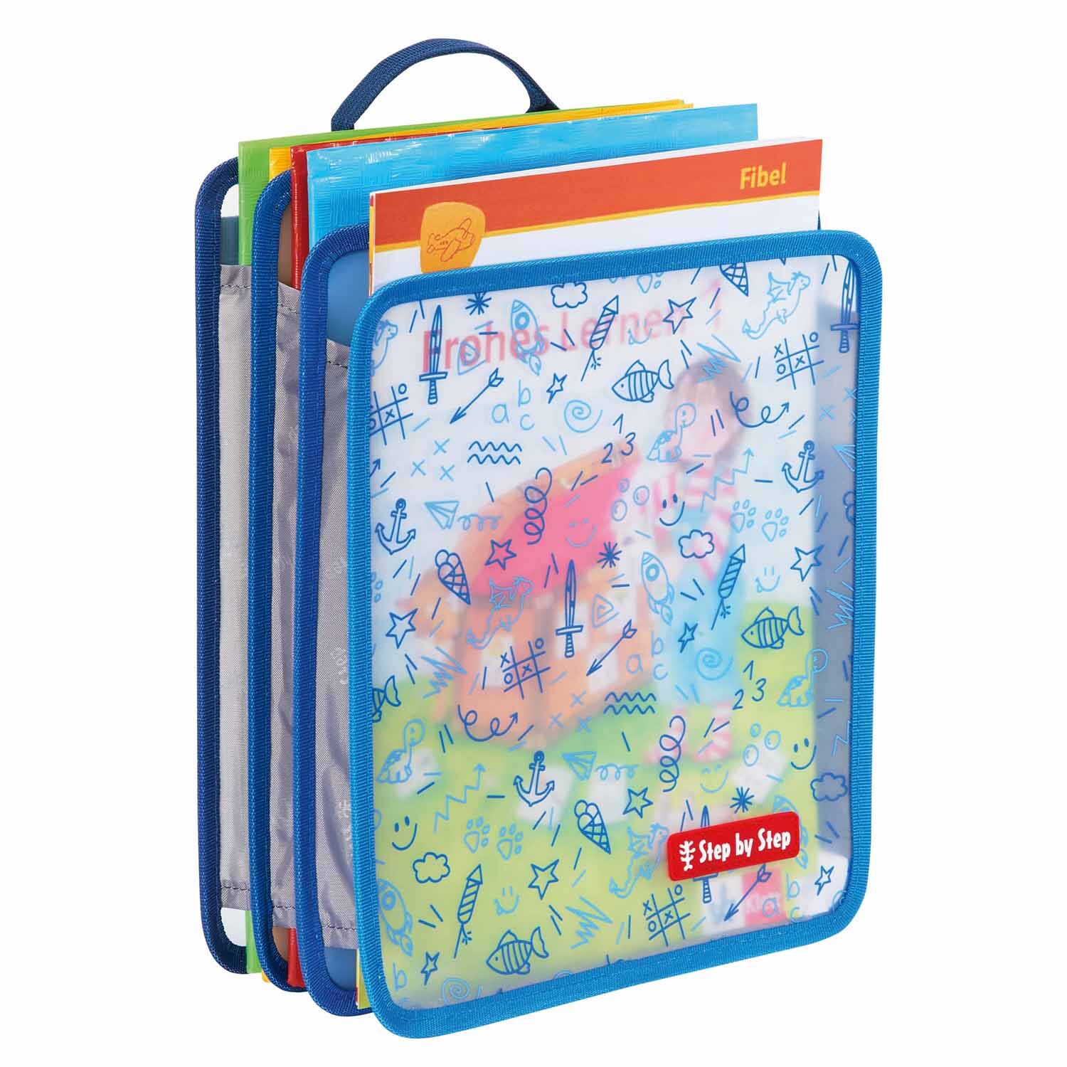 Step by Step Schulzubehör Faltbare Heftbox Blau