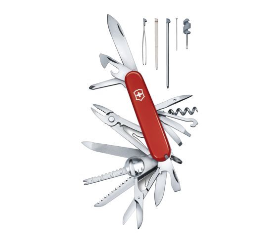 Victorinox Swiss Champ 33 Funktionen, Mittleres Taschenmesser Rot