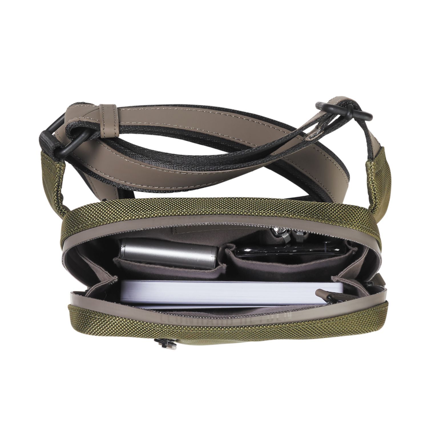 Leonhard Heyden Helsinki Umhängetasche XS Oliv