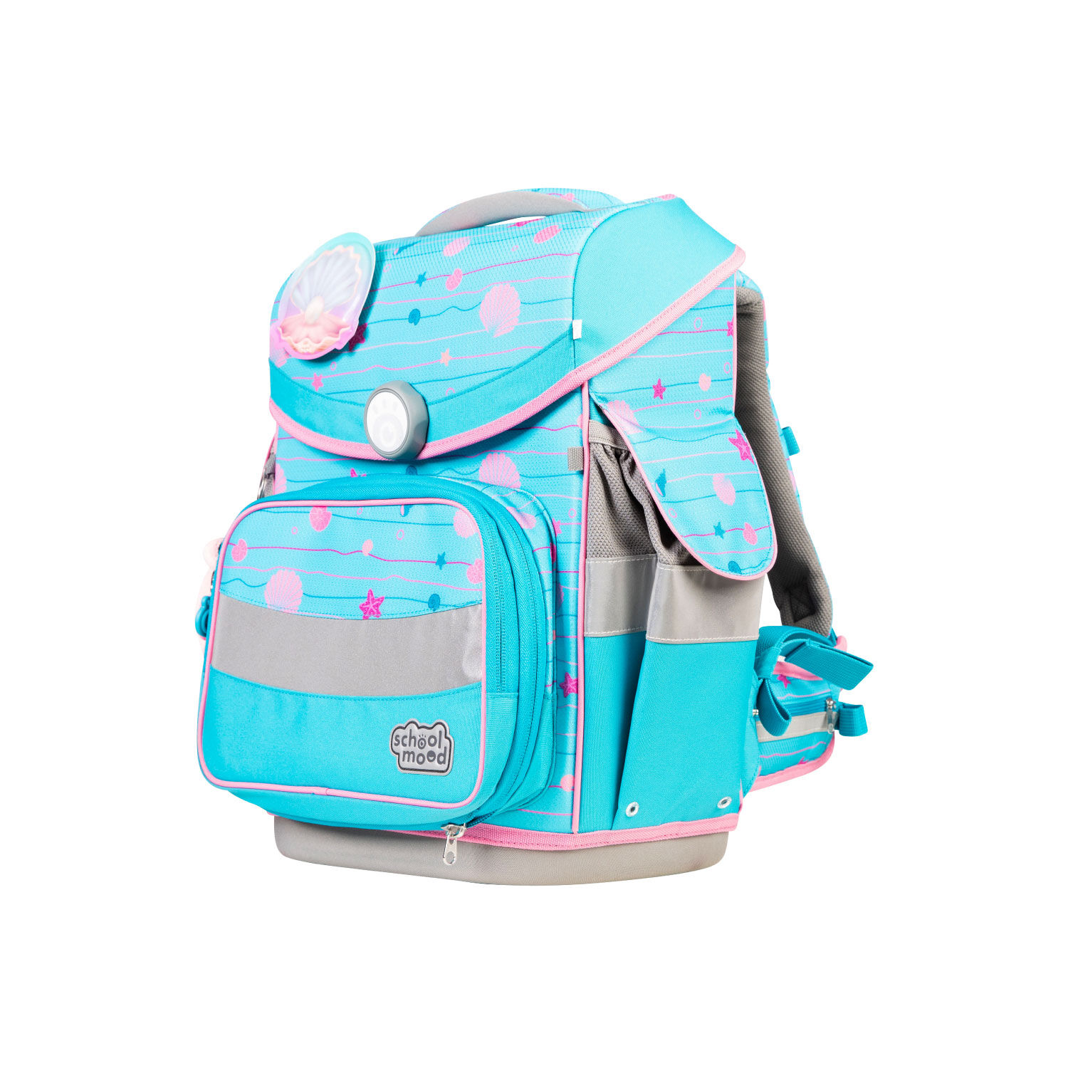 School-Mood Timeless Pro 7-tlg. Schulranzenset Lilly (Meerjungfrau)