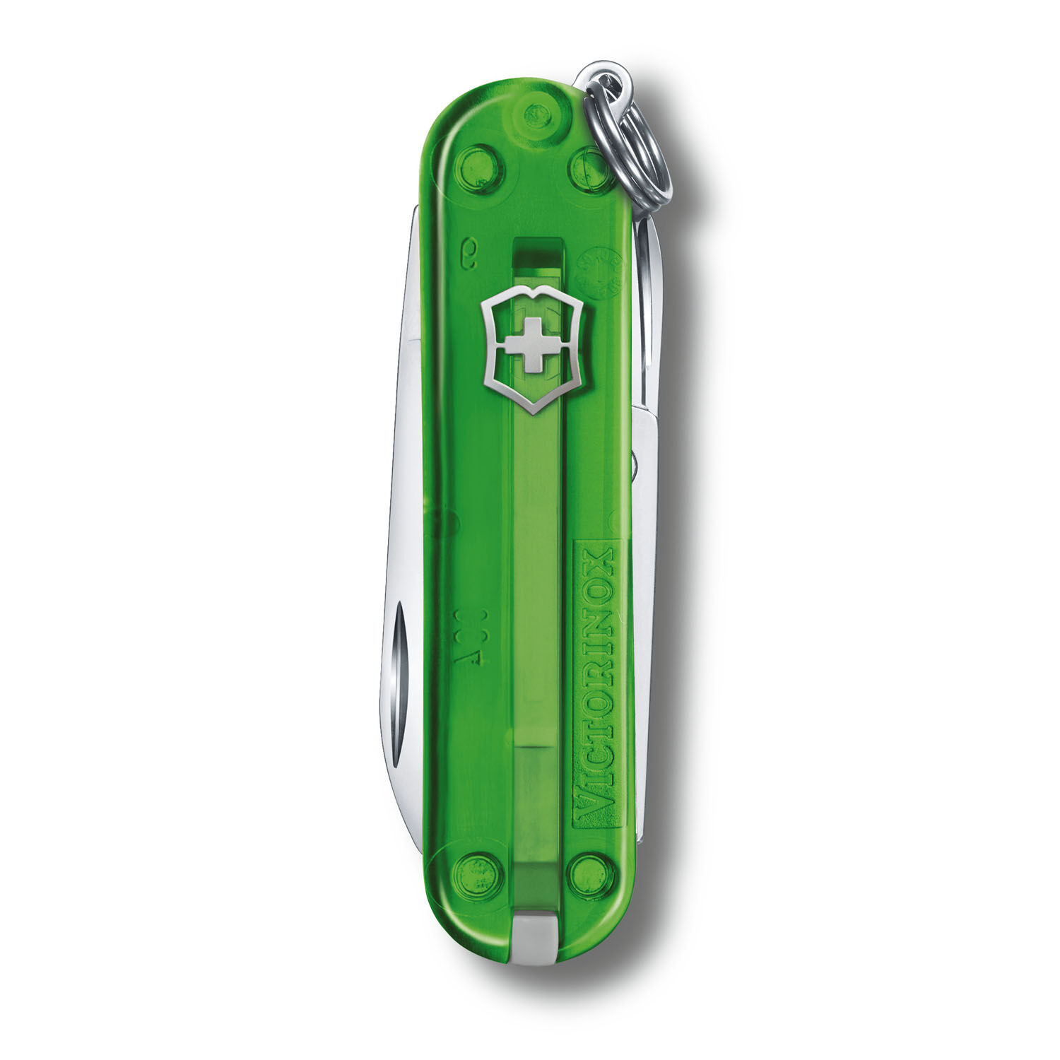 Victorinox Classic SD 7 Funktionen, kleines Taschenmesser Green Tea