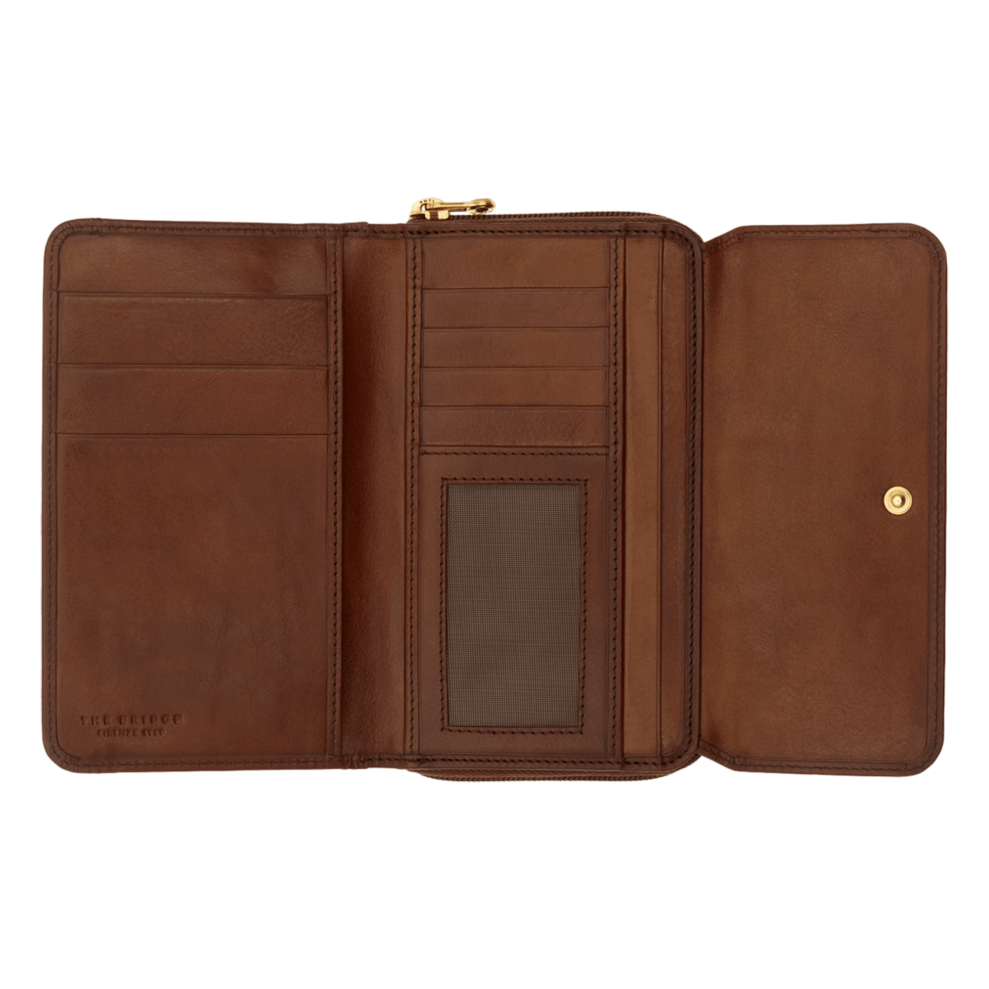 The Bridge Story Donna R.V. Leder-Damenbörse -01772601 Braun