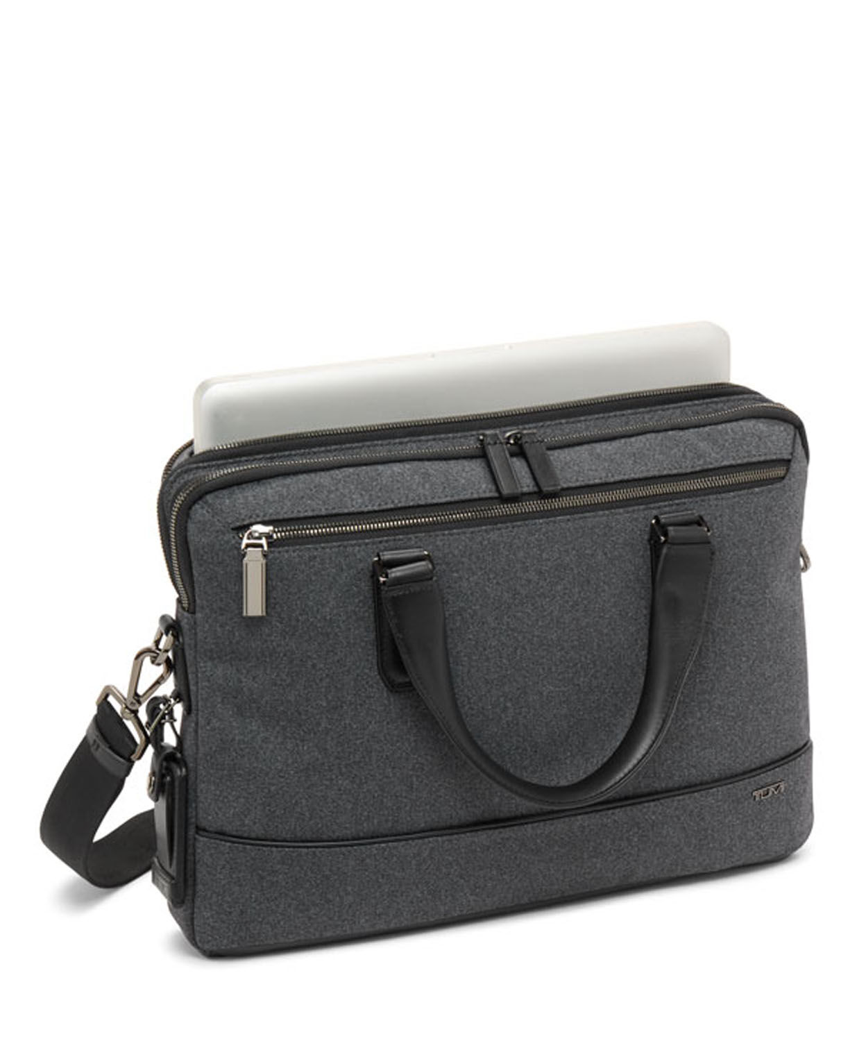 Tumi Harrison Sycamore Aktentasche mit Laptopfach 14" + GRATIS HOTELGUTSCHEIN Dark Charcoal