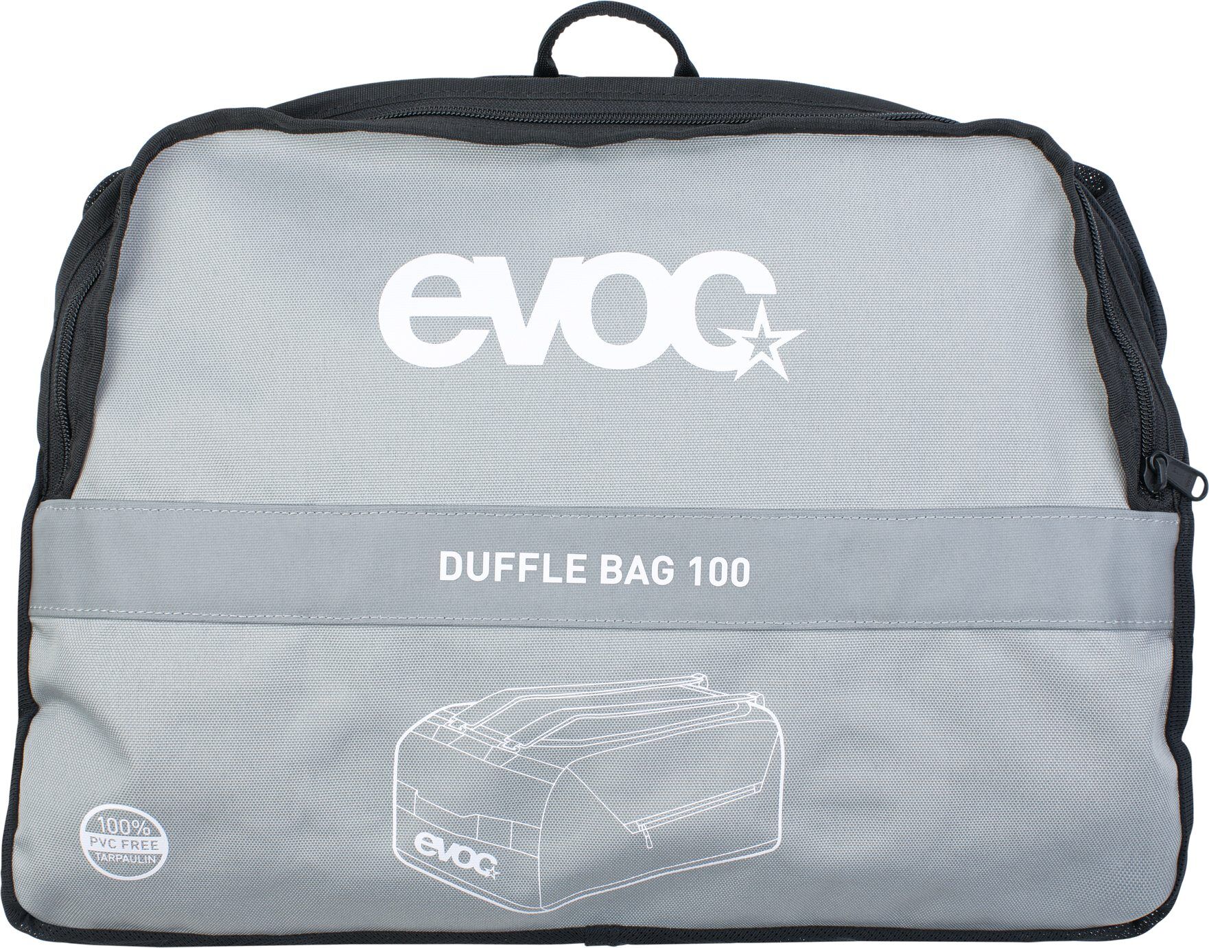 evoc DUFFLE BAG BAG 100 Reisetasche Stone