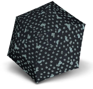 Knirps US.050 ultra light slim manual Taschenschirm rainyday black