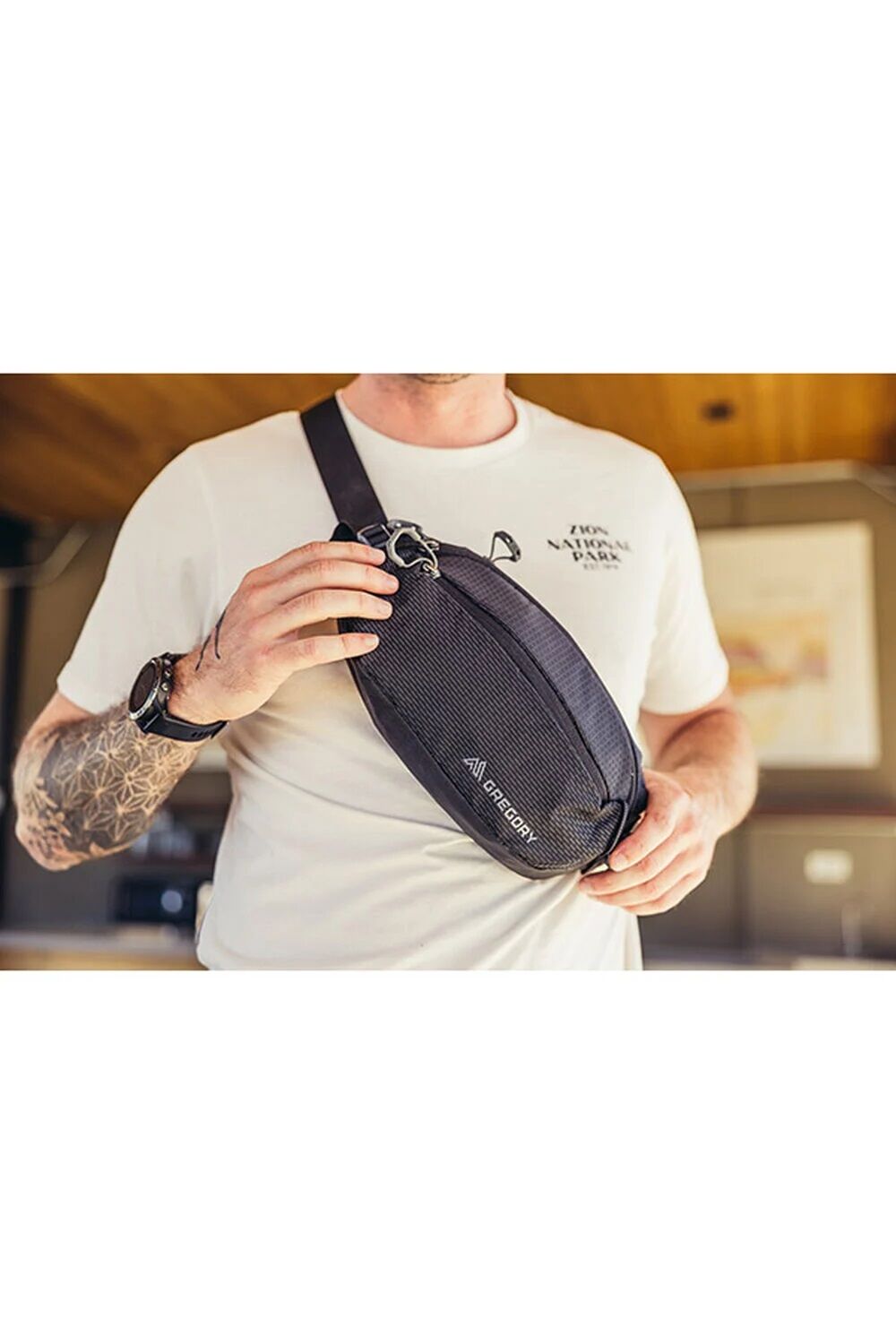 Gregory NANO Waistpack 4 Gürteltasche Optic Black Gregory NANO Waistpack 4 Gürteltasche Optic Black