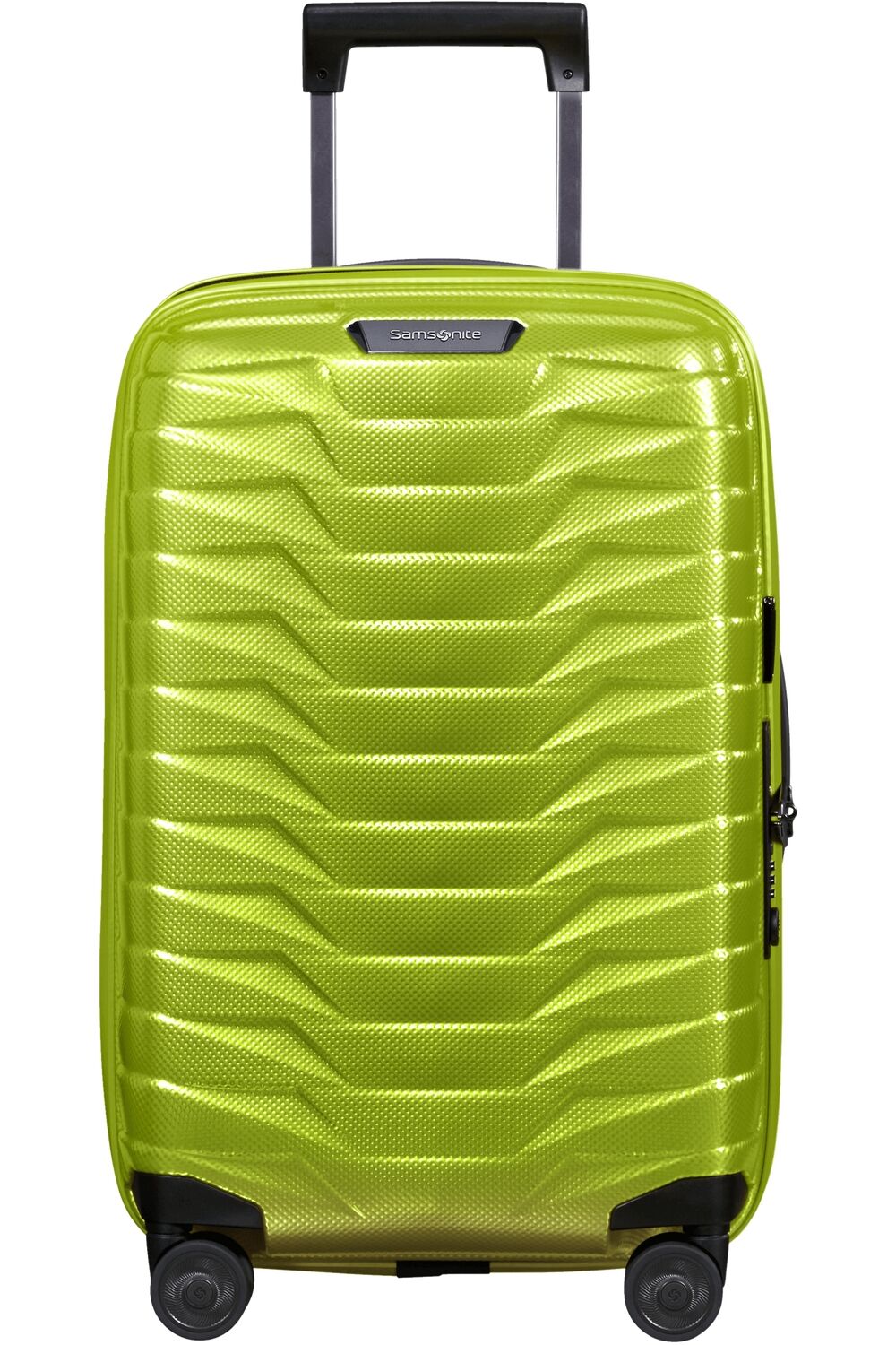 Samsonite Proxis Trolley mit 4 Rollen erweiterbar 55cm (23/26cm) + GRATIS HOTELGUTSCHEIN Lime Samsonite Proxis Trolley mit 4 Rollen erweiterbar 55cm (23/26cm) + GRATIS HOTELGUTSCHEIN Lime
