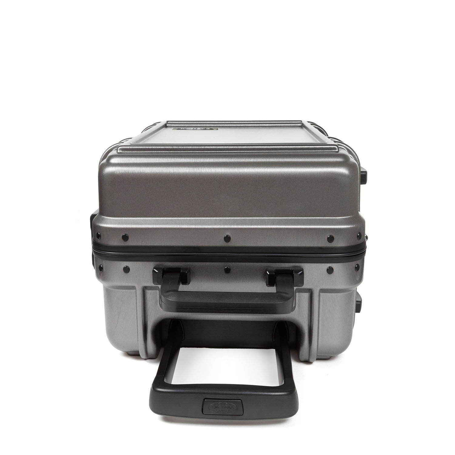 Eastpak RESIST'R CASE S Robuster Hartschalen-Trolley Brushed Metal