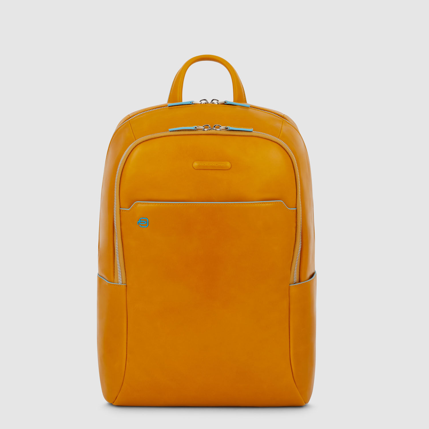 Piquadro Blue Square Großer Laptoprucksack mit 15,6" Notebookfach giallo9