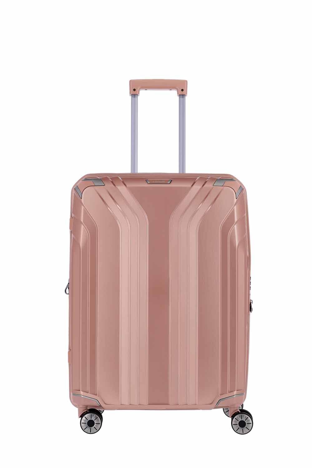 Travelite Elvaa Trolley M, 4-Rollen erweitebar Roségold