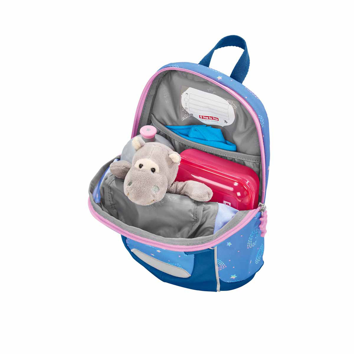 Step by Step Kinderrucksack KIGA MINI Kindergartenrucksack-Set Rainbow Lui