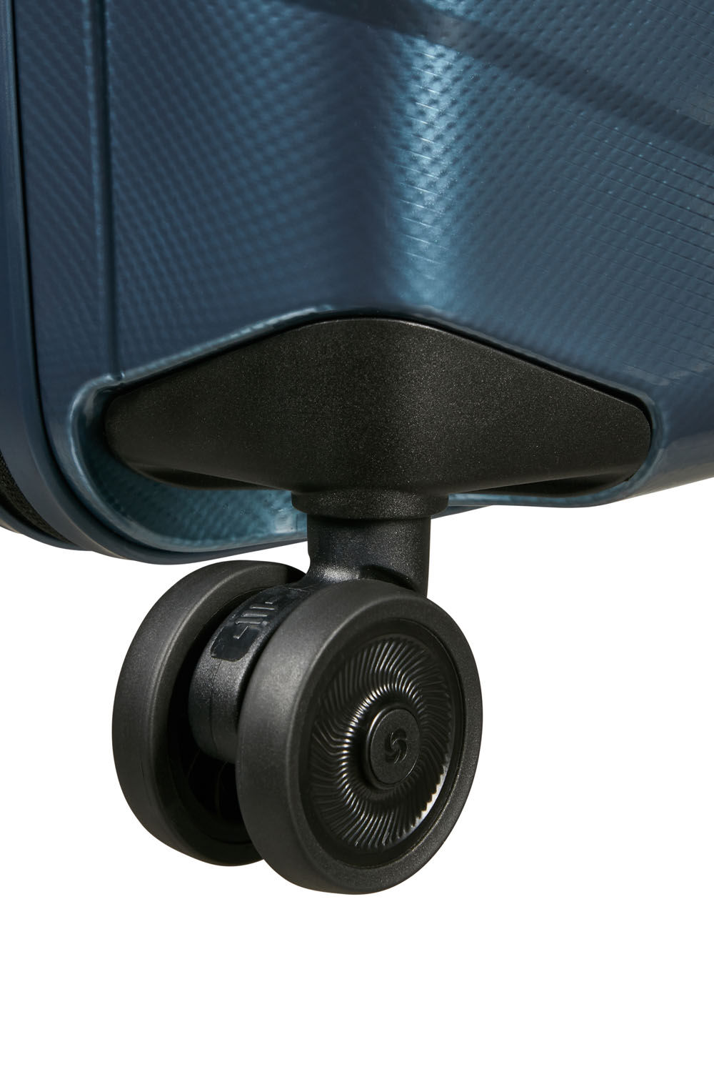 Samsonite Attrix Trolley mit 4 Rollen erweiterbar 55cm (23/26cm) Steel Blue