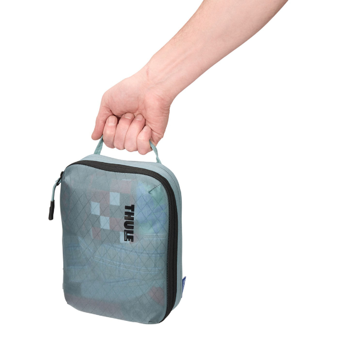 THULE Packing Cube Compression Set: Small + Medium Pond Gray