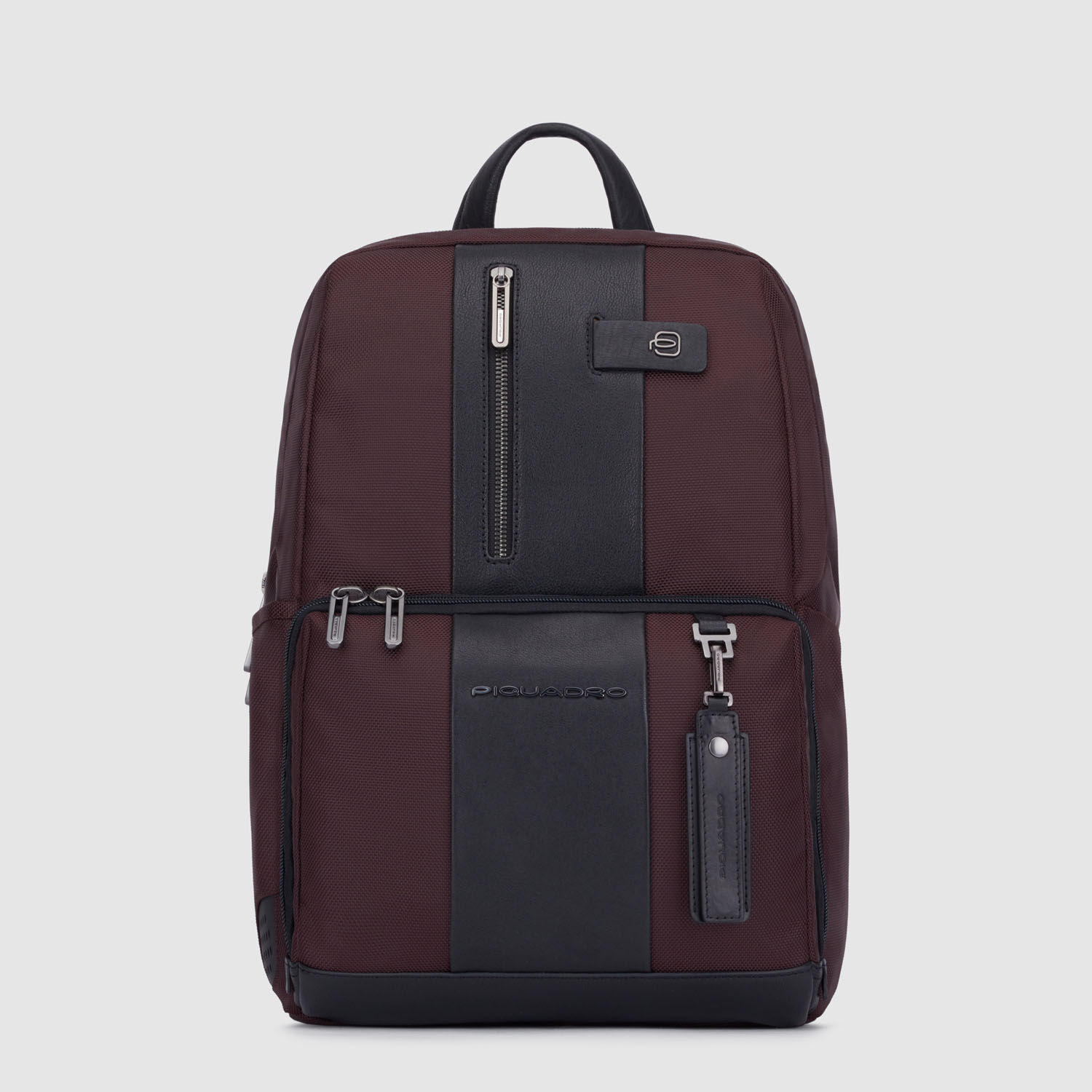 Piquadro Brief 2 Laptoprucksack aus rezykliertem Stoff für 14" Notebook