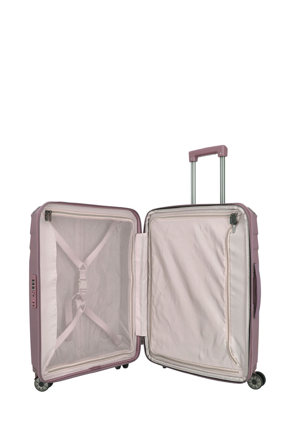 Travelite Elvaa Trolley M, 4-Rollen erweitebar Rosé