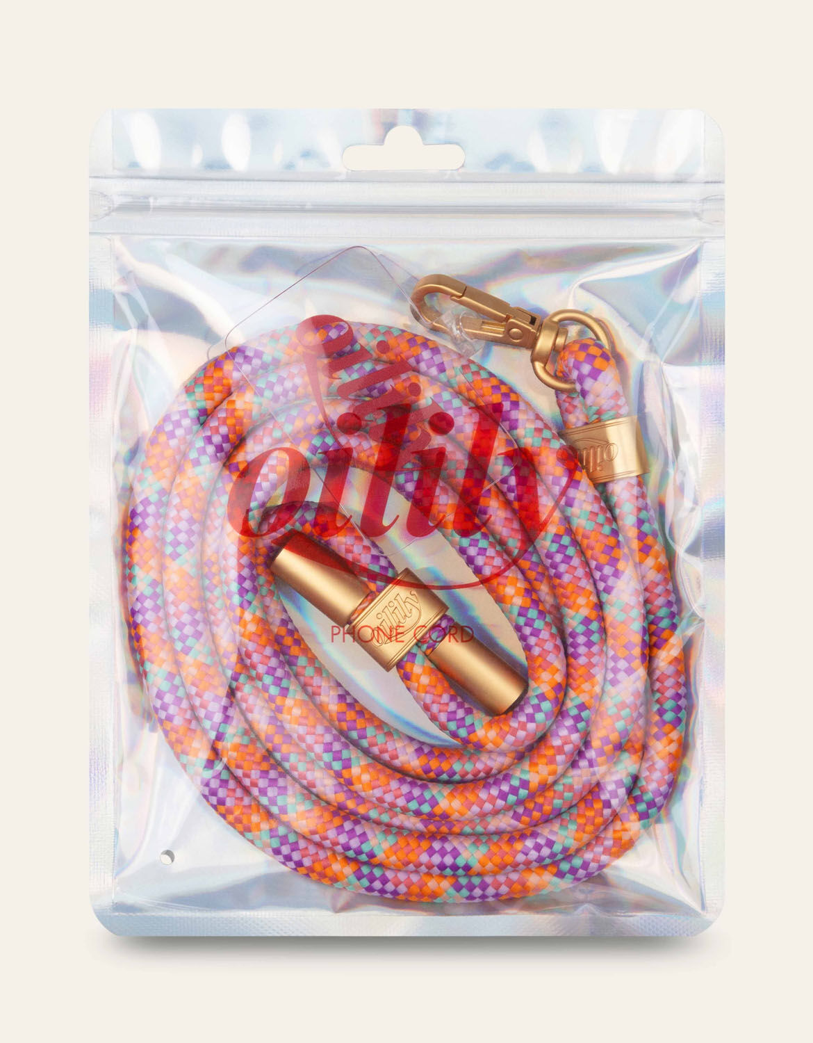 Oilily Accesssories Phone Cord Desert Rose