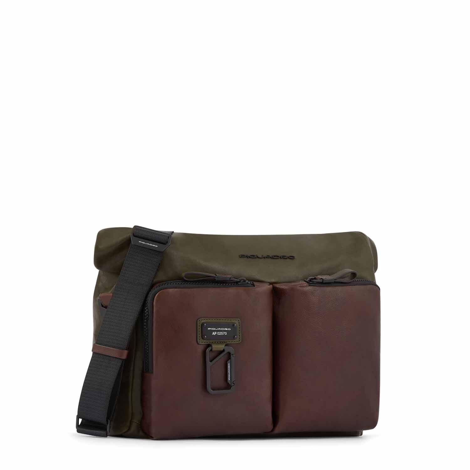 Piquadro Harper Fahrrad Laptopkuriertasche mit iPad®Pro 12,9"-Fach green/dark brown