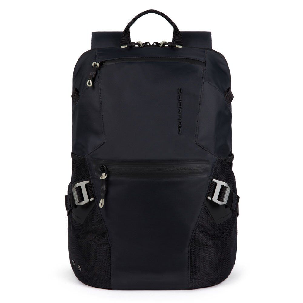 Piquadro PQ-Modular Laptoprucksack 15" aus rezykliertem antiviralen Stoff und RFID Blocker