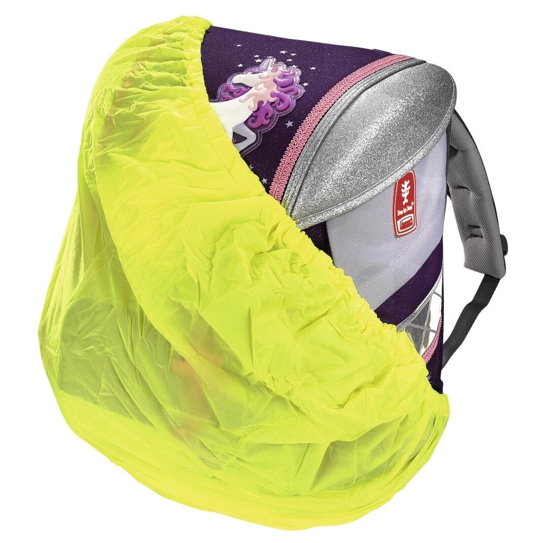 Step by Step Schulzubehör Regen-/Sicherheitshülle für Schulranzen Neongelb