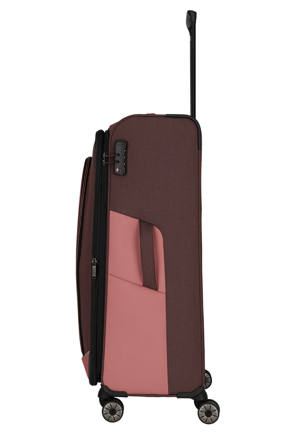 Travelite Viia Trolley-Set 4w L/M erweiterbar Frühlingsrose