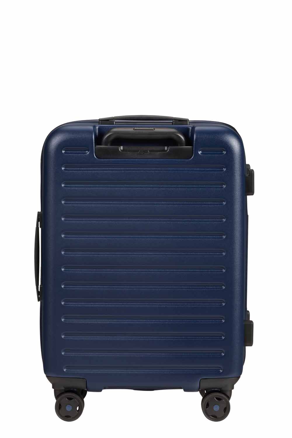 Samsonite Stackd Trolley mit Vortasche, 4 Rollen & erweiterbar + GRATIS HOTELGUTSCHEIN Navy