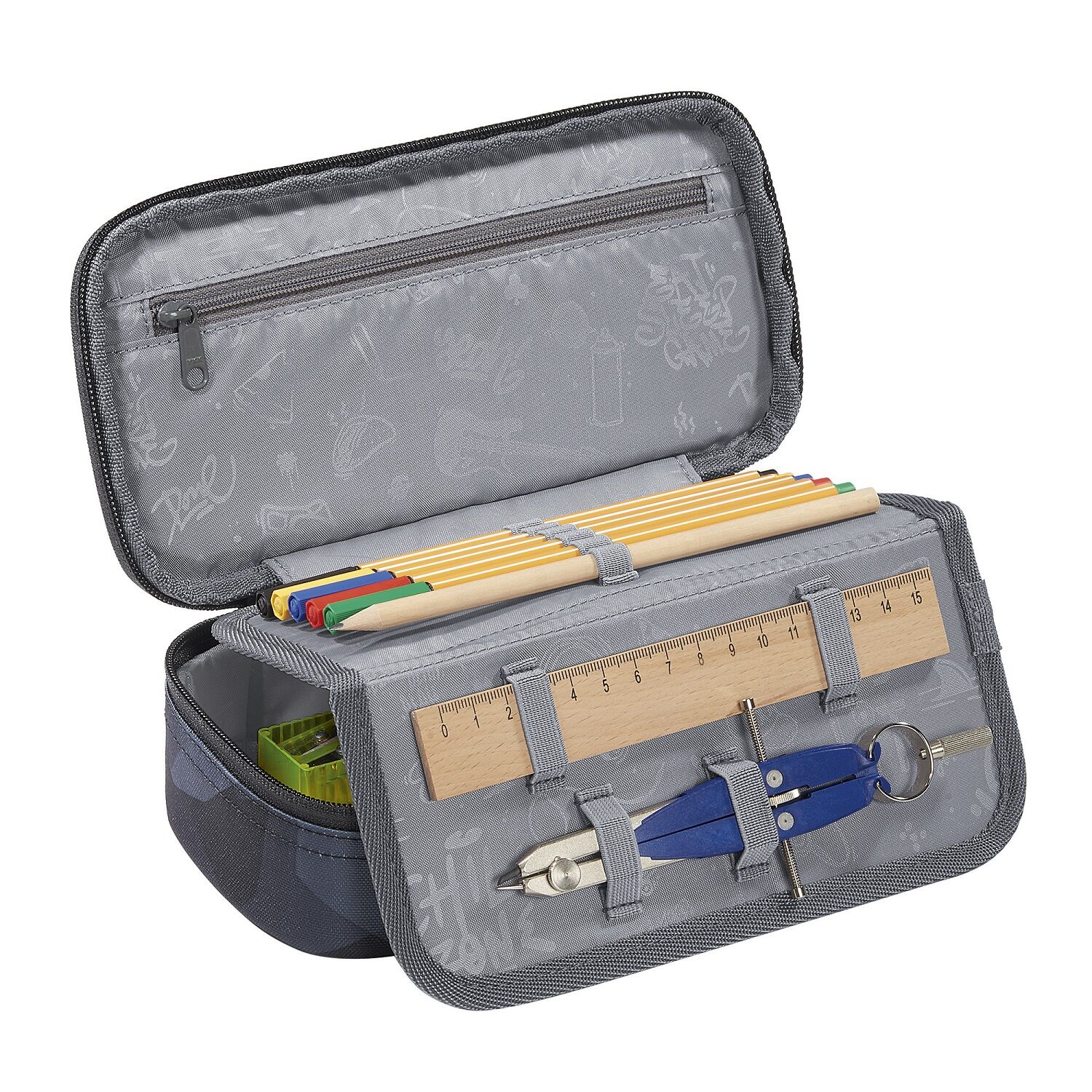 Coocazoo Zubehör Schlampermäppchen 2023 Grey Rocks