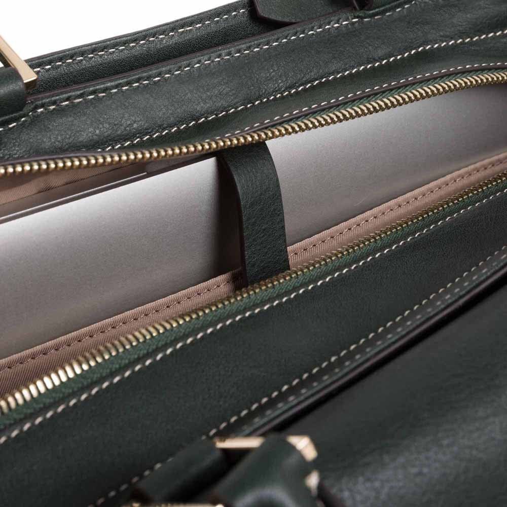 Piquadro DF Kurzgrifflaptoptasche 15,6" mit Anti-Stoss Schutz schwarz Piquadro DF Kurzgrifflaptoptasche 15,6" mit Anti-Stoss Schutz schwarz