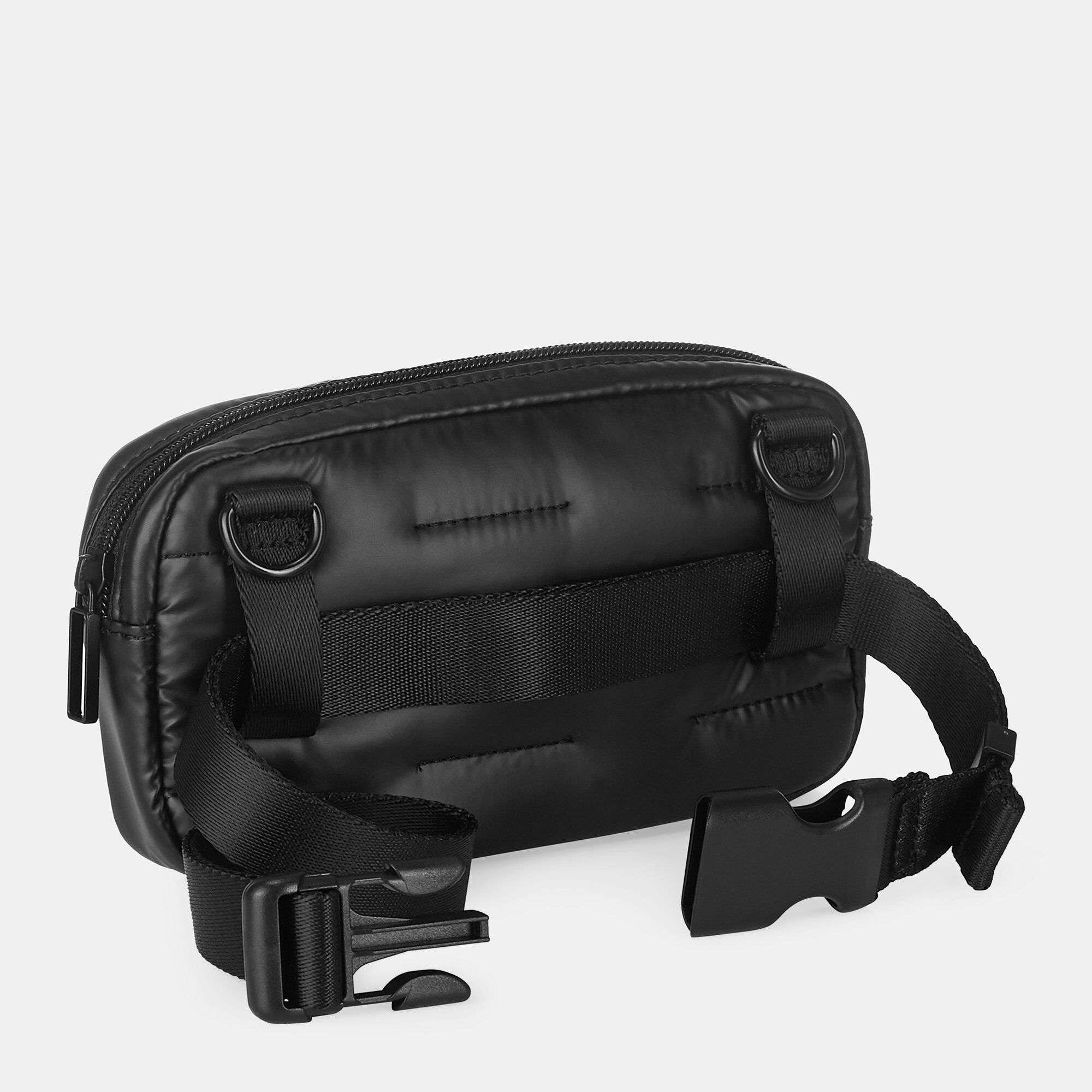 Hedgren Cocoon SNUG Bauchtasche/Schultertasche Black mit Würfel-Anhänger