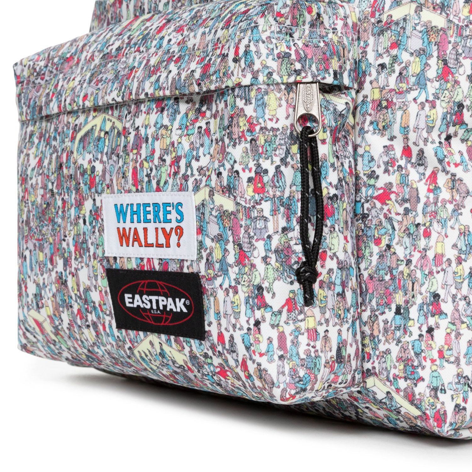 Eastpak Padded Pak'r® SPECIAL EDITION Rucksack Where's Wally Pattern White
