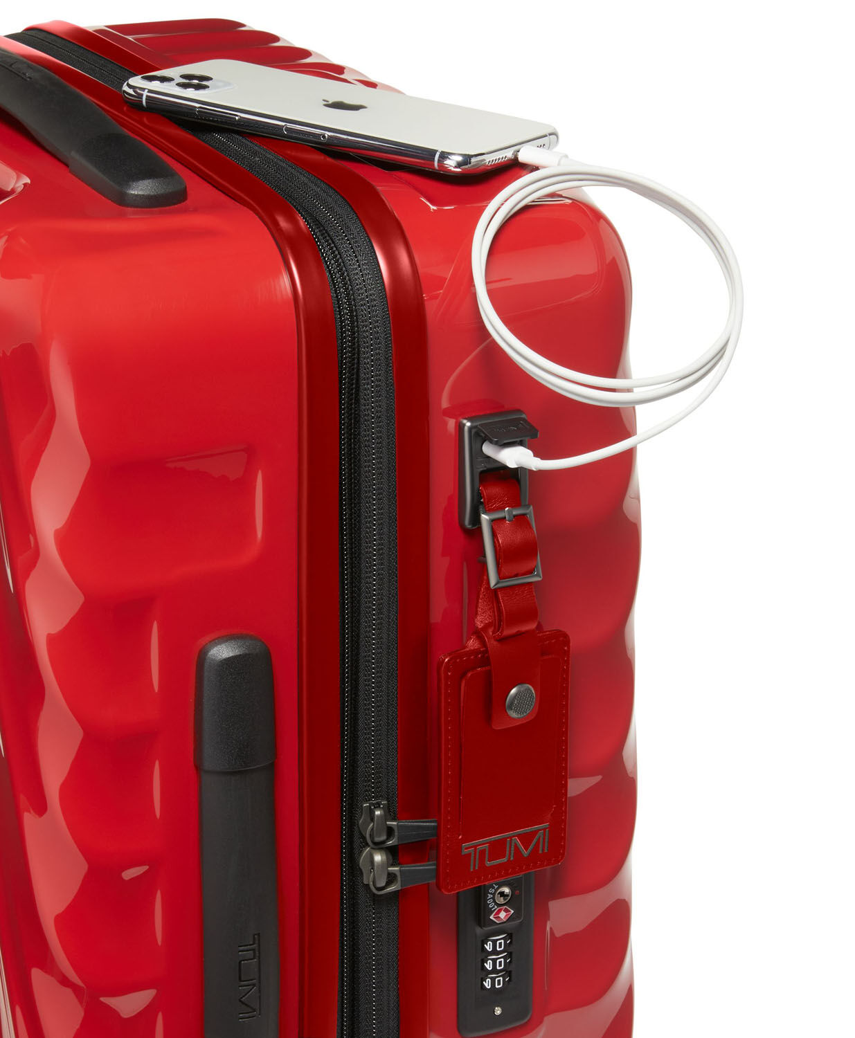 Tumi 19 Degree International Erweiterbarer Handgepäckkoffer 55cm, glänzed Red