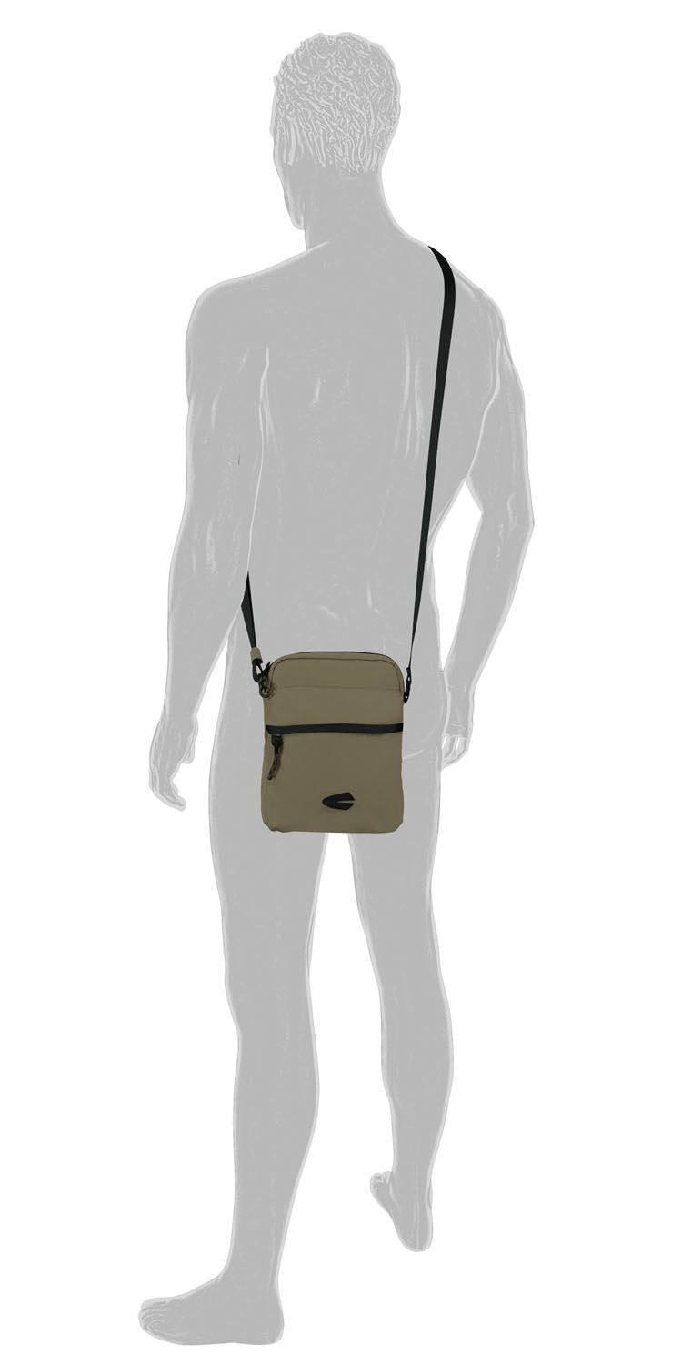 Camel Active Terra Cross Bag XS aus recyceltem Nylon 4227 Khaki
