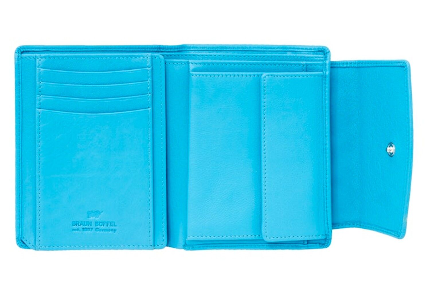 Braun Büffel JOY RFID Geldbörse M 8CS türkis