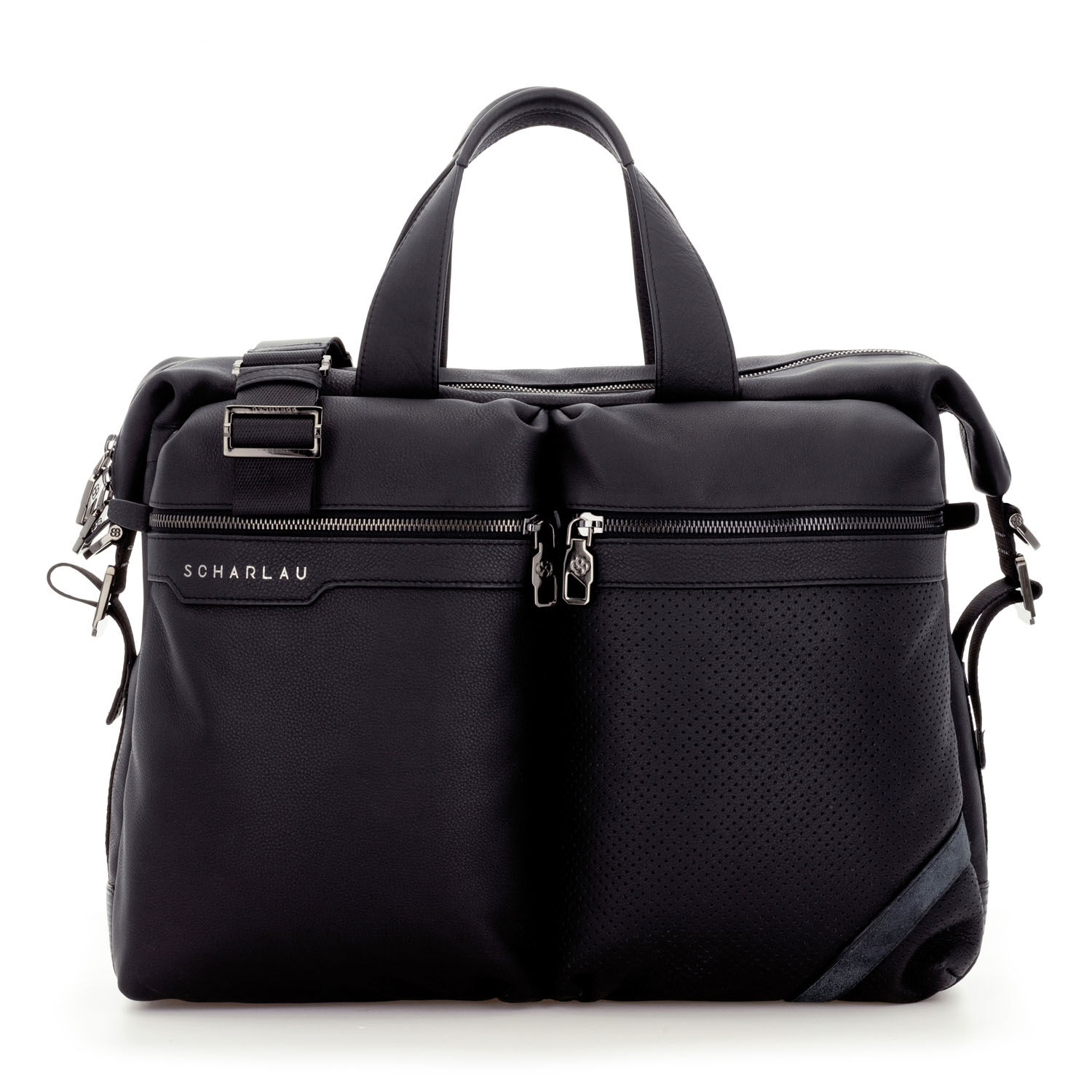 SCHARLAU Slackline WALLENDA Leder Aktentasche für 15,6" Laptopfach SCHARLAU Slackline WALLENDA Leder Aktentasche für 15,6" Laptopfach