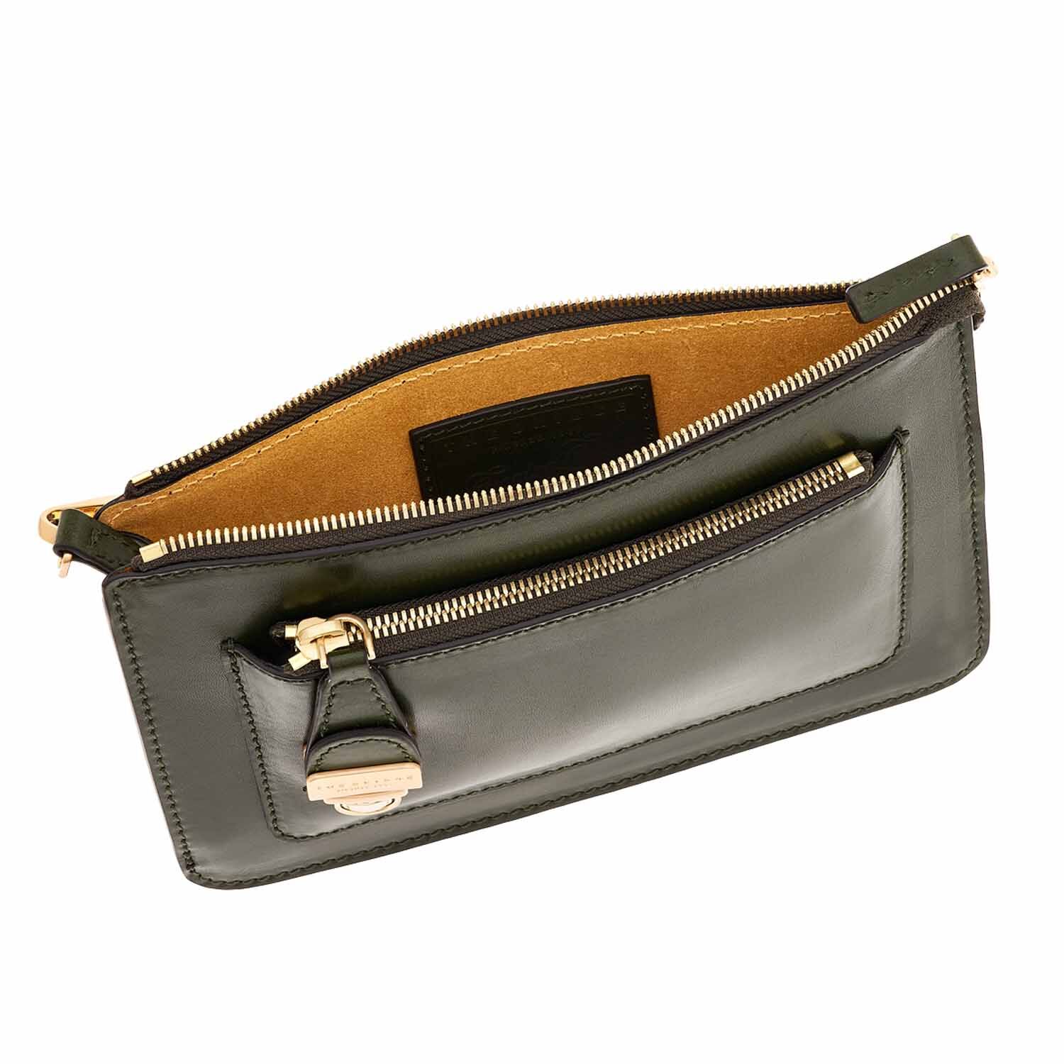 The Bridge Rustici Schultertasche 04394201 Tirol Grün/Gold