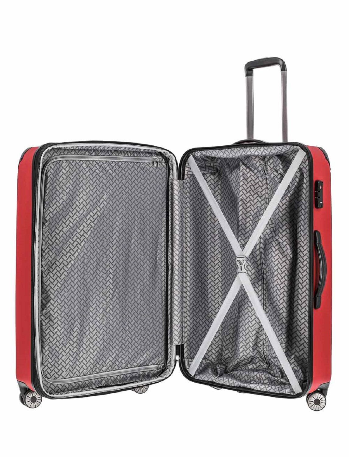 Travelite City Trolley L 4R 77cm erweiterbar rot Travelite City Trolley L 4R 77cm erweiterbar rot