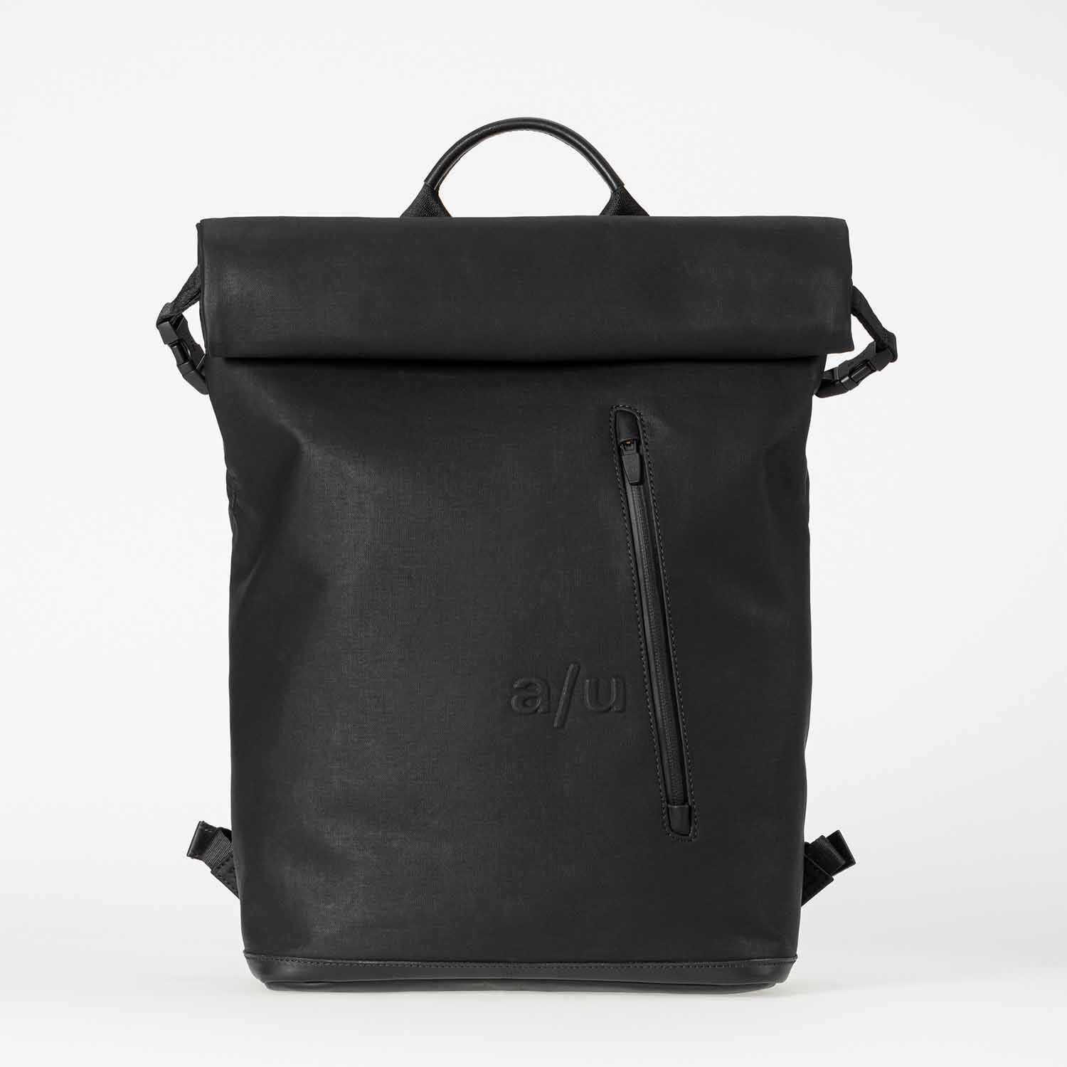 aunts & uncles Japan Fukui Rolltop Rucksack mit 15" Notebookfach black