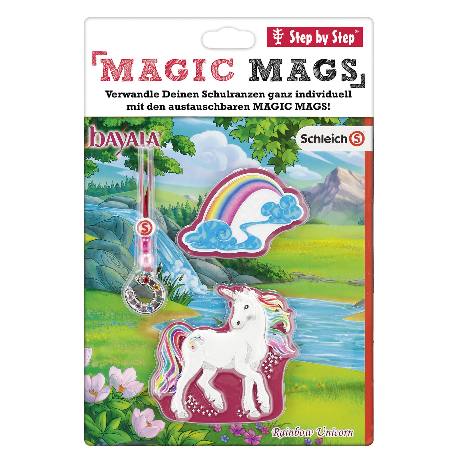 Step by Step MAGIC MAGS Limited Edition schleich®, 3-teiliges Set bayala®, "Rainbow Unicorn"